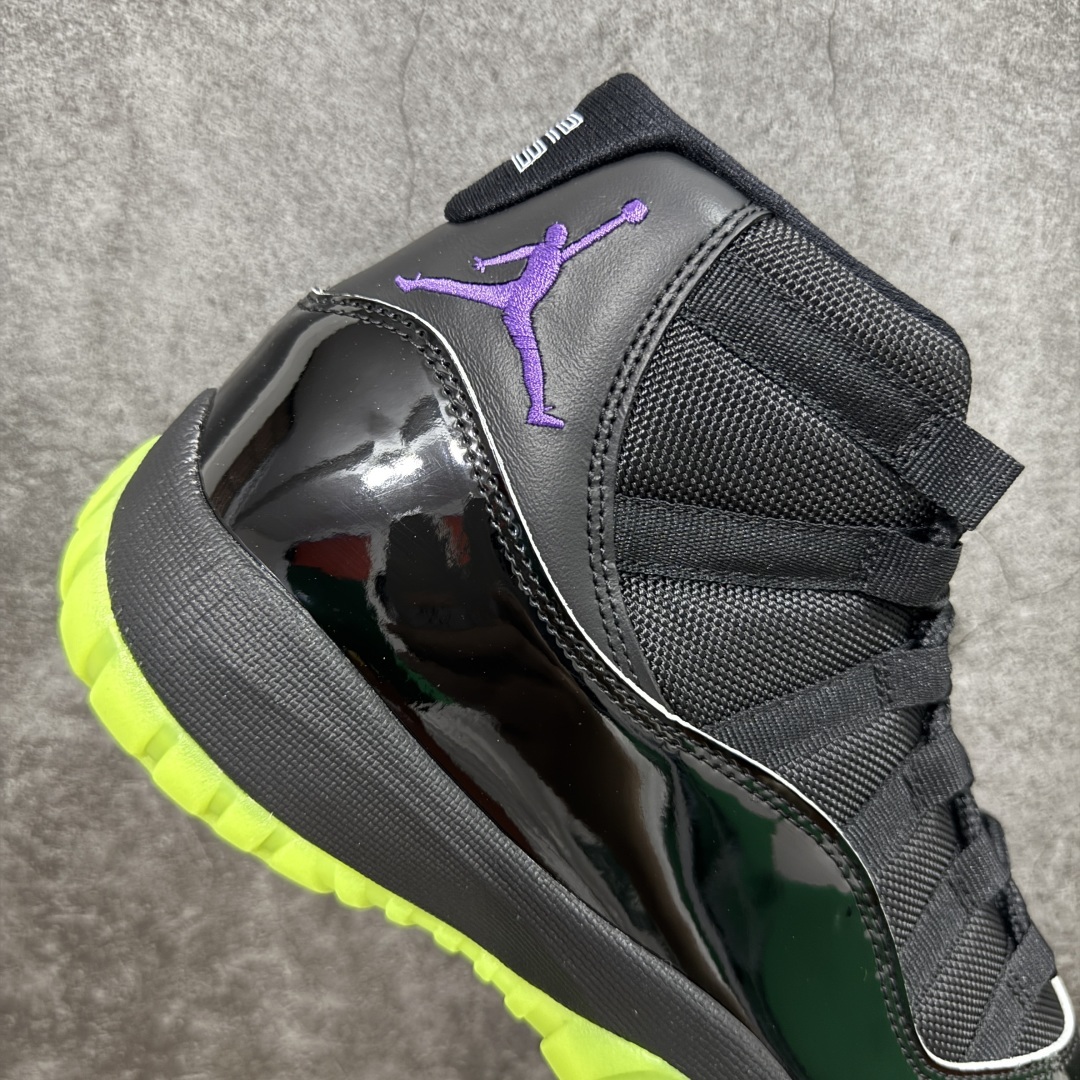 【外贸版】Air Jordan 11 Retro AJ11 乔11黑牛油果绿 CT8012-003
