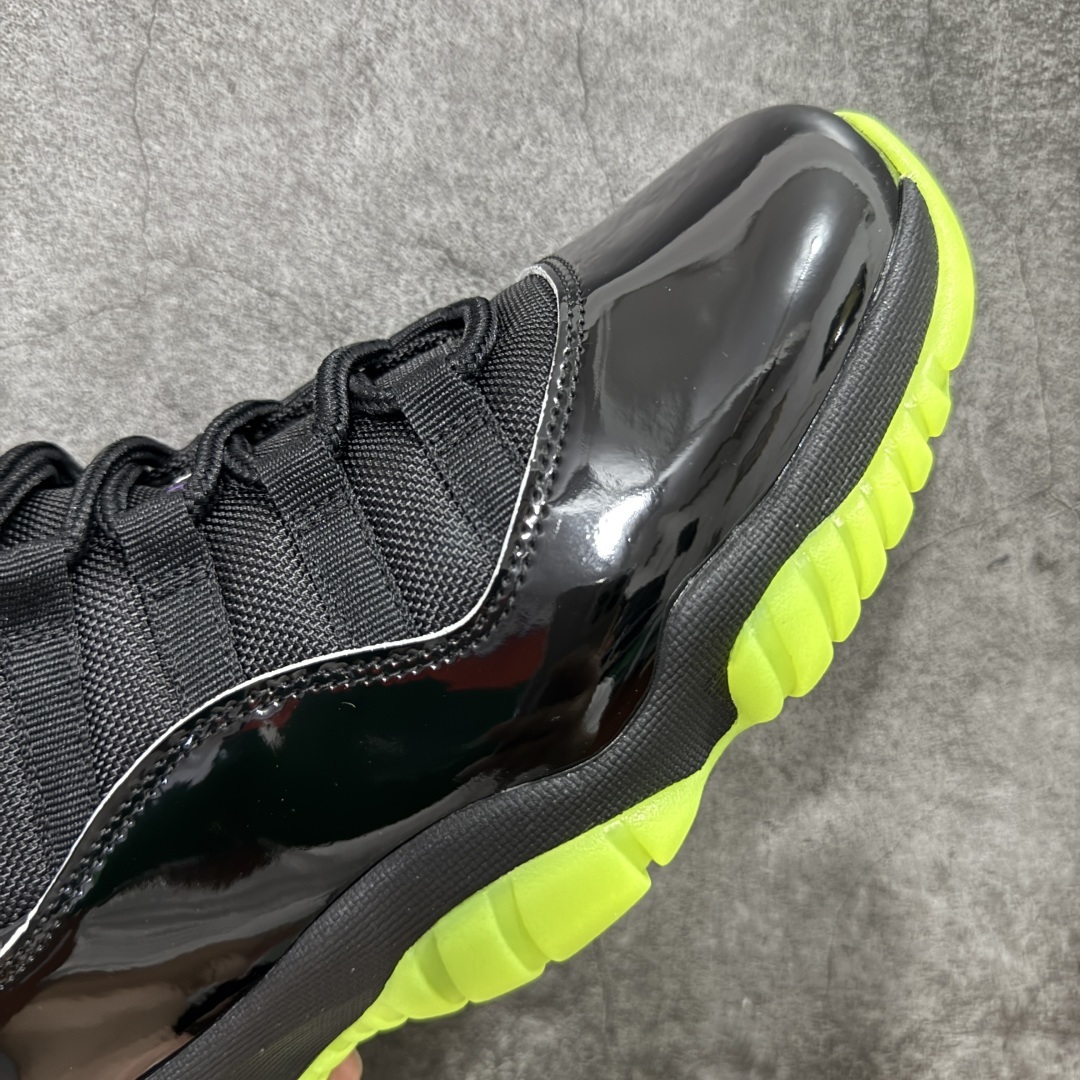 【外贸版】Air Jordan 11 Retro AJ11 乔11黑牛油果绿 CT8012-003