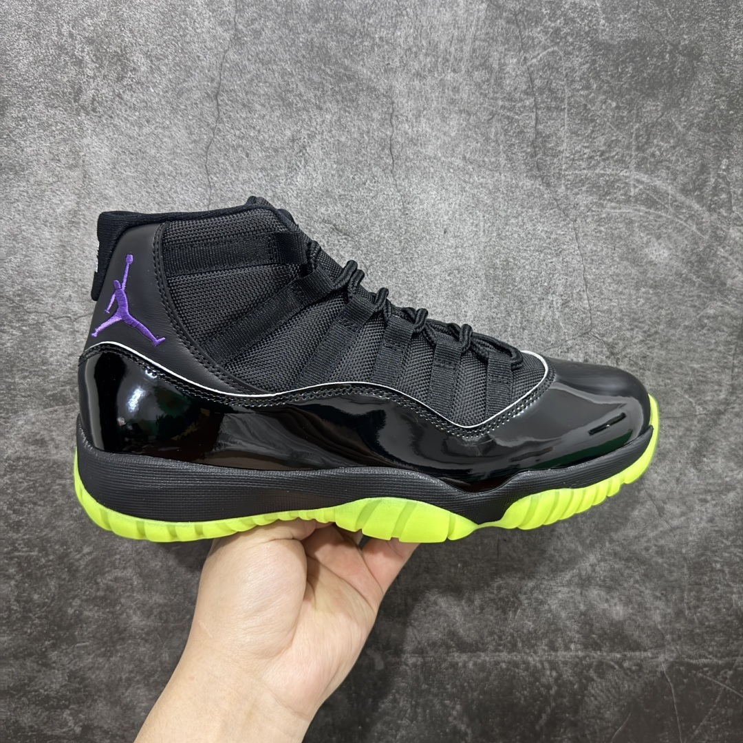 【外贸版】Air Jordan 11 Retro AJ11 乔11黑牛油果绿 CT8012-003