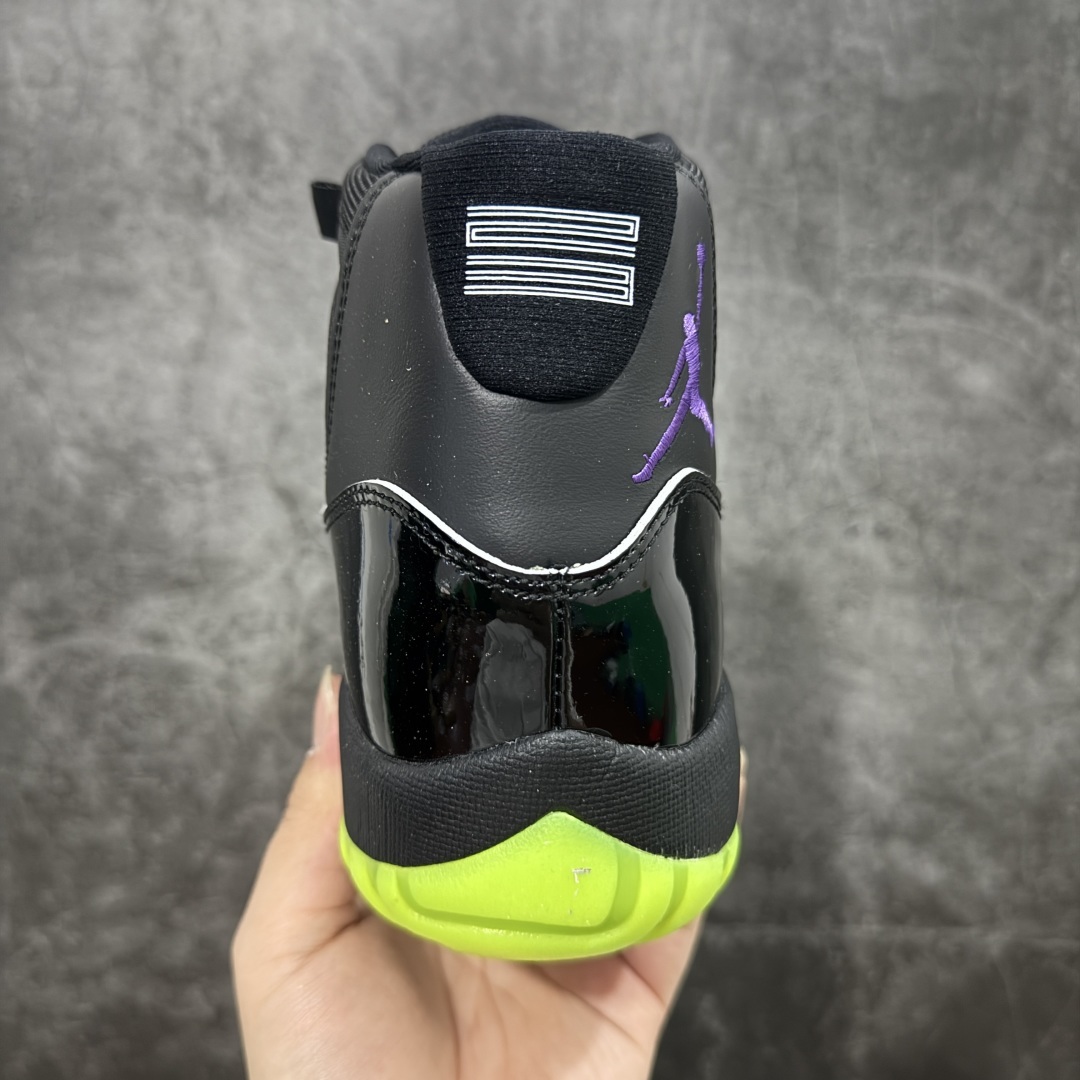 【外贸版】Air Jordan 11 Retro AJ11 乔11黑牛油果绿 CT8012-003
