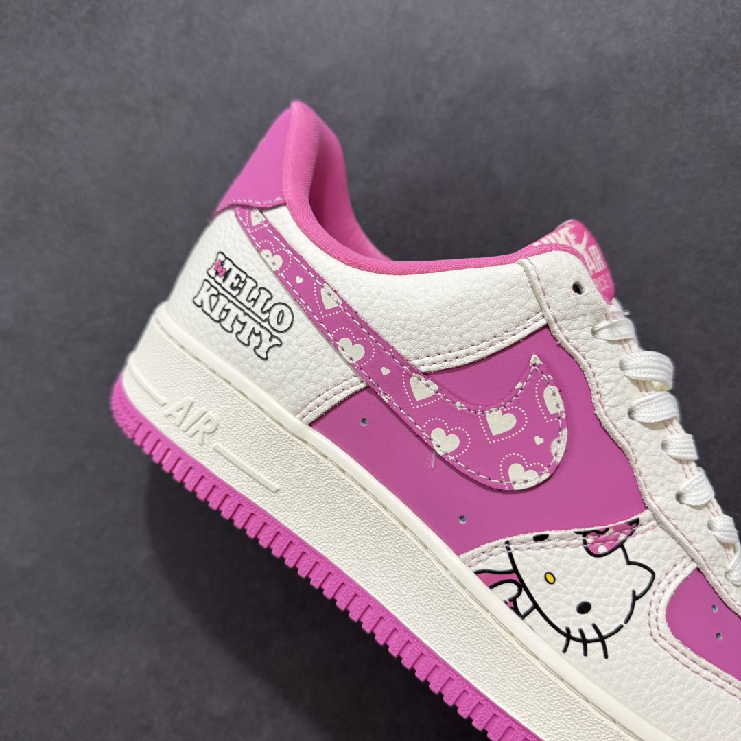  
【定制版】Nike Air Force 1'07 Low 卡通猫联名 粉色卡通猫 空军一号低帮休闲板