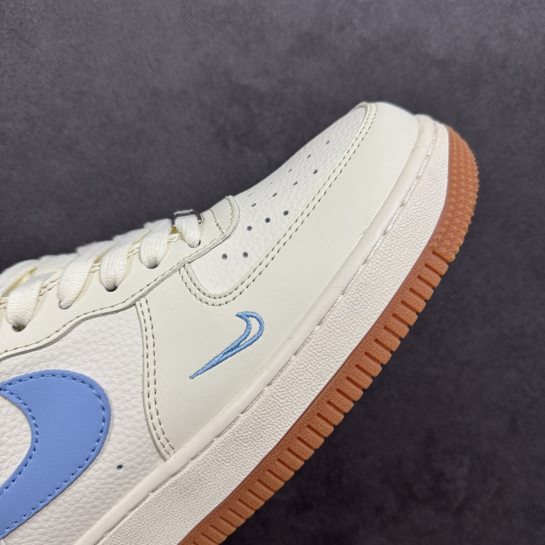  
【定制版】Nike Air Force 1'07 Low Supeme联名 蓝勾生胶 空军一号低帮休