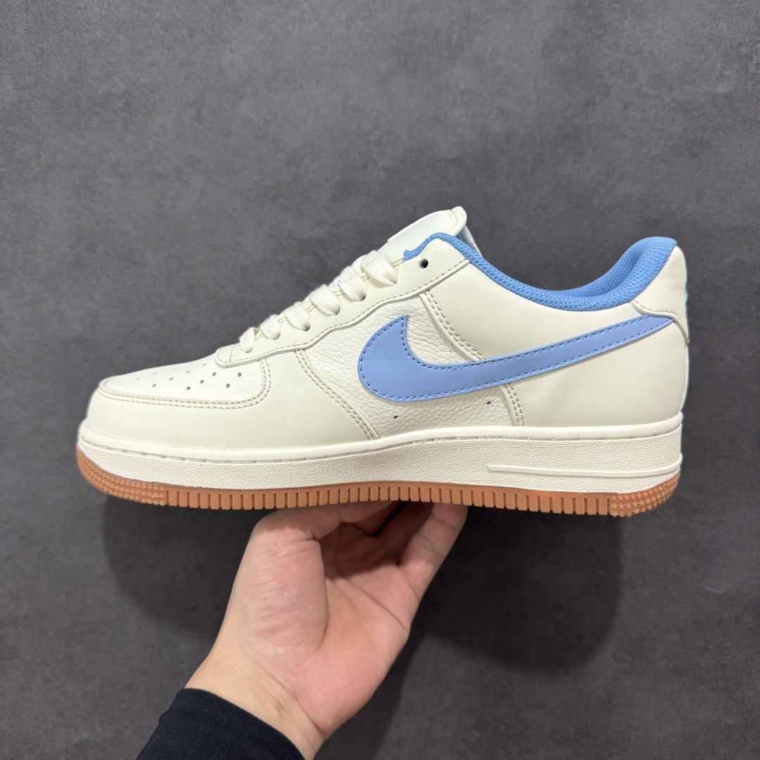  
【定制版】Nike Air Force 1'07 Low Supeme联名 蓝勾生胶 空军一号低帮休