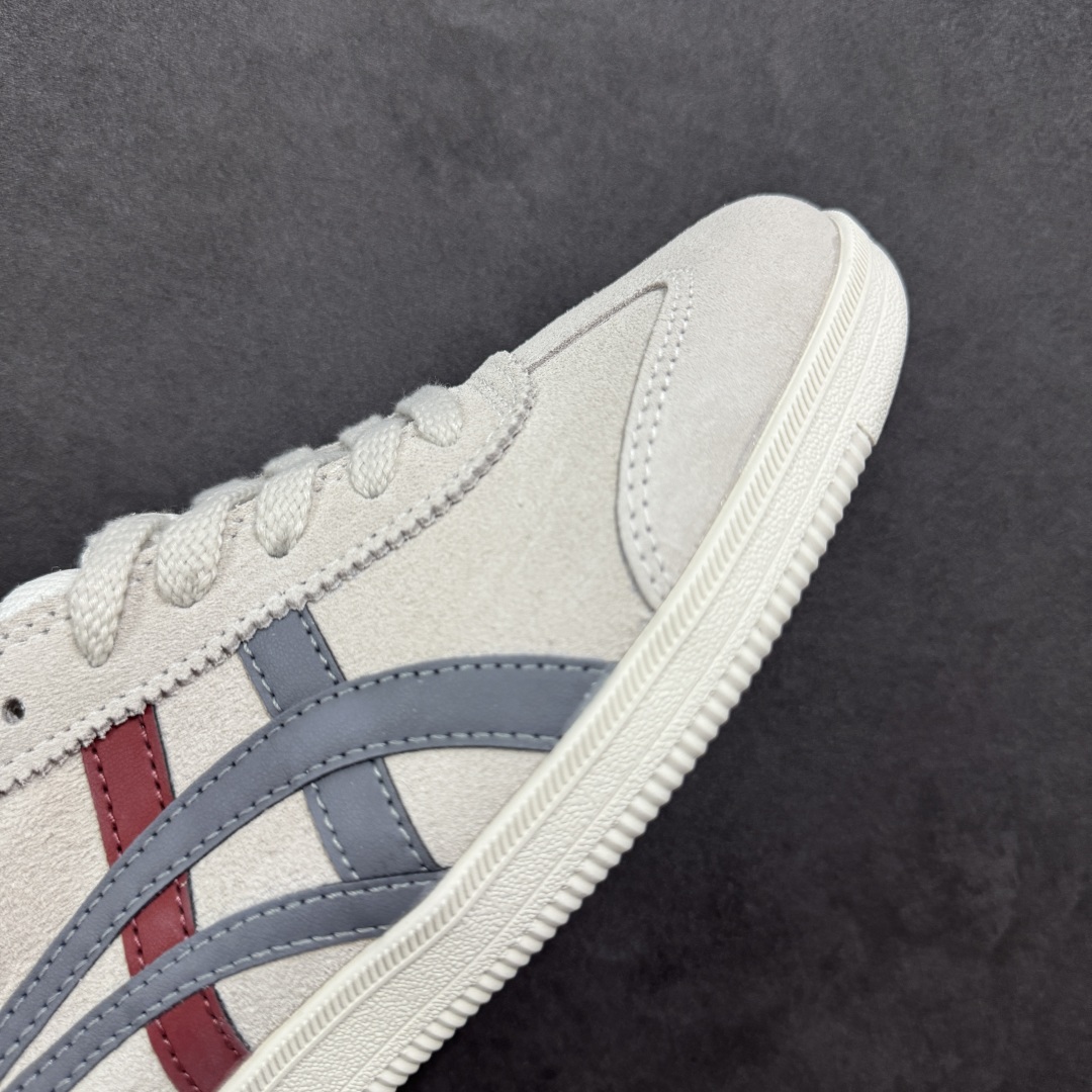 图片[5]-【GQ特价】Asics Onitsuka Tiger Tokuten 亚瑟士鬼冢虎中性复古运动板鞋 轻盈舒适 时尚与复古与一体 轻盈的款式 适合夏天~简单的设定配合修长的线条 全鞋身均以麖皮打造 散发着日本新一代的潮流品味 无论配衬任何造型都能胜任 Tokuten 精神来自80年代的室内用鞋 T-TOE前足补强设计 环状中底底部结构 橡胶大底元素 防滑耐磨的同时保持着鞋子的轻盈 并提供良好牵引力 脚感柔软舒适 长时间行走也不会觉得脚部不适 经典复刻款 休闲百搭 中性款男女都可穿 尺码：36-45-选品中心