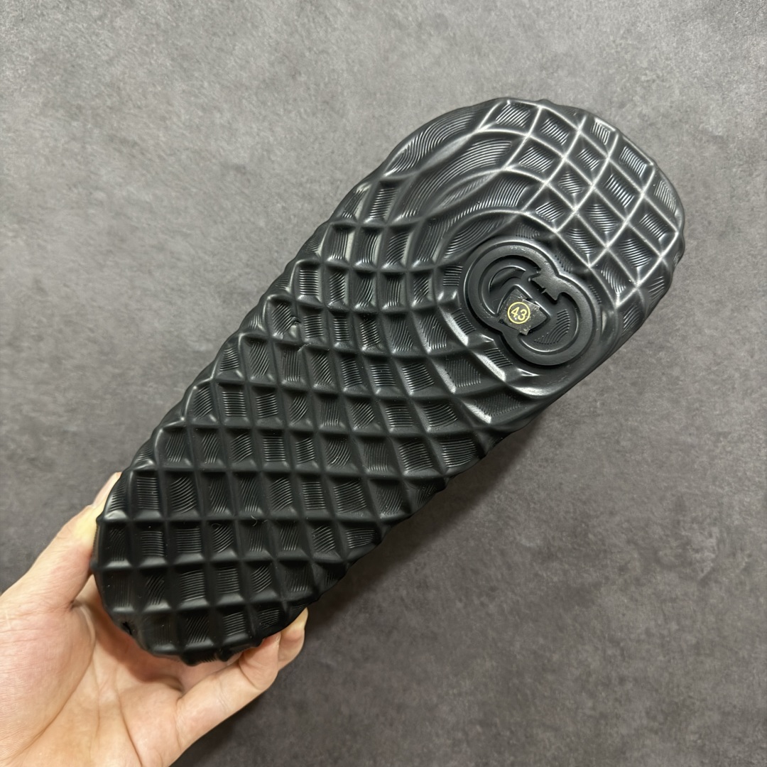 210 广东纯原版本Gucci 古驰 5D压花一体拖鞋