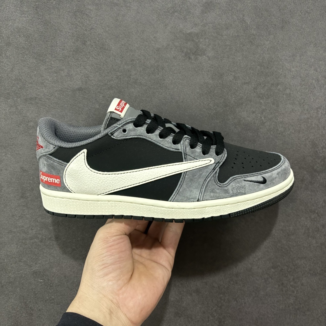 【定制版】Travis Scott x Nike Air Jordan 1 Low x Suprem