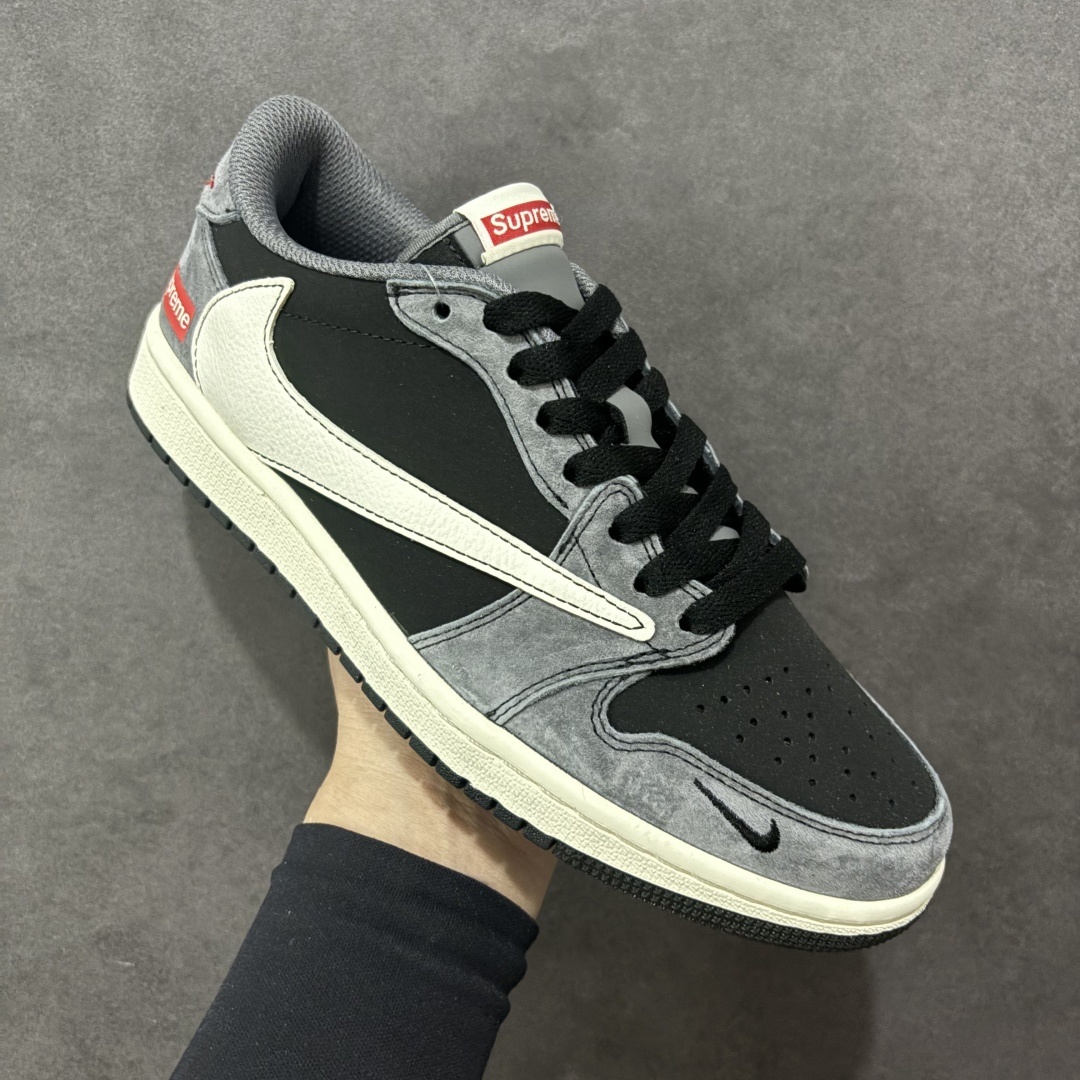 【定制版】Travis Scott x Nike Air Jordan 1 Low x Suprem