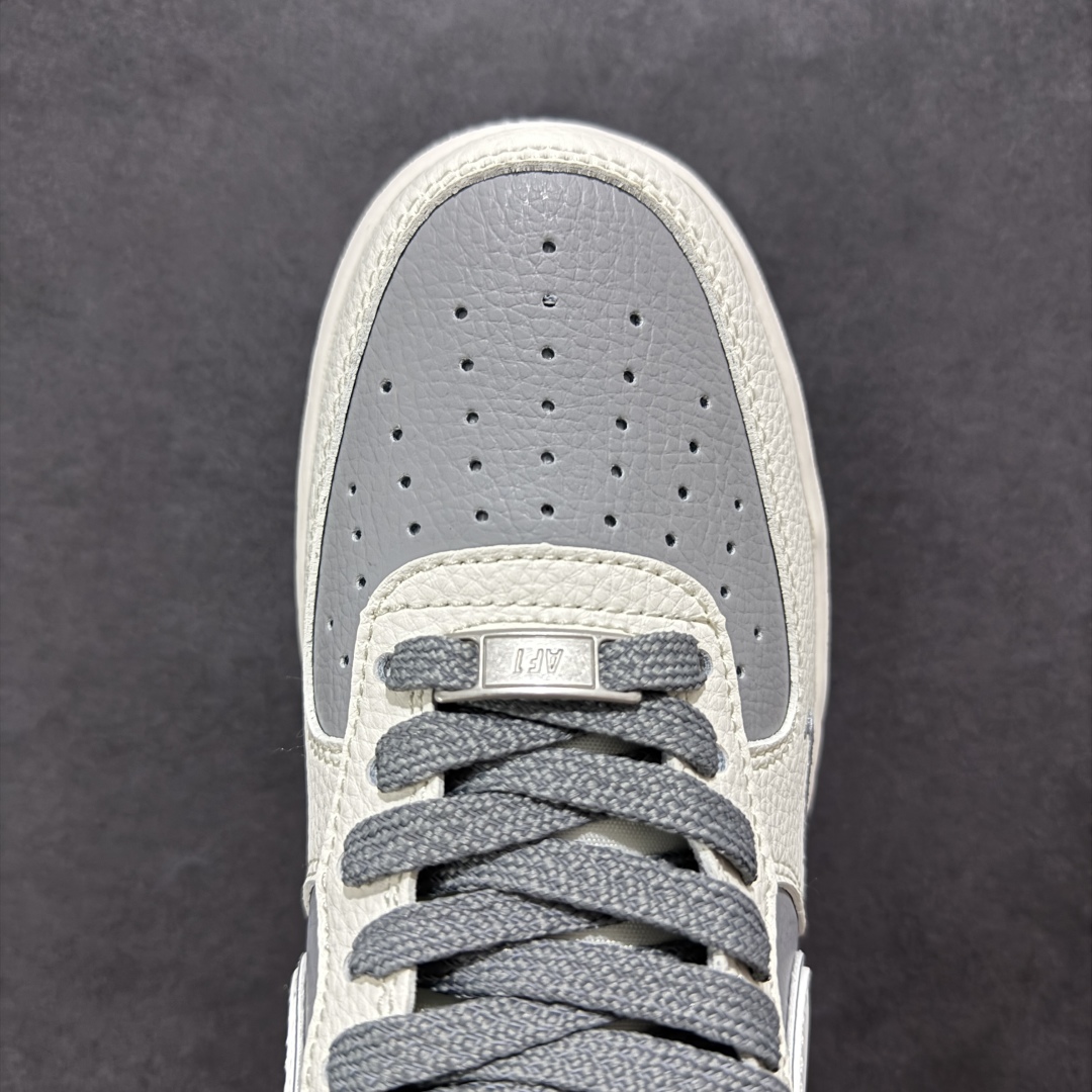 图片[8]-【定制版】海外限量发售！公司级NIke Air Force 1 \’07 Low “Supreme联名——米灰亮边”空军一号 低帮 运动鞋 休闲鞋 折边针车 工艺难度大 原楦头原纸板 原装鞋盒 定制五金配件 内置全掌气垫 原厂鞋底 货号：HH7518-058 尺码：36 36.5 37.5 38 38.5 39 40 40.5 41 42 42.5 43 44 44.5 45-选品中心