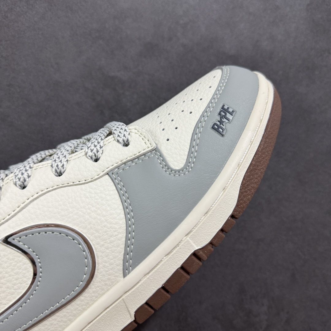 图片[5]-【定制版】Nike SB Dunk Low Bape联名 米灰棕底 周年高端定制 低帮休闲板鞋 JJ2508-558  #定制鞋盒 大厂纯原品质出货 超高清洁度 皮料切割干净无任何毛边 细节完美   尺码：36 36.5 37.5 38 36.5 39 40 40.5 41 42 42.5 43 44 44.5 45-选品中心