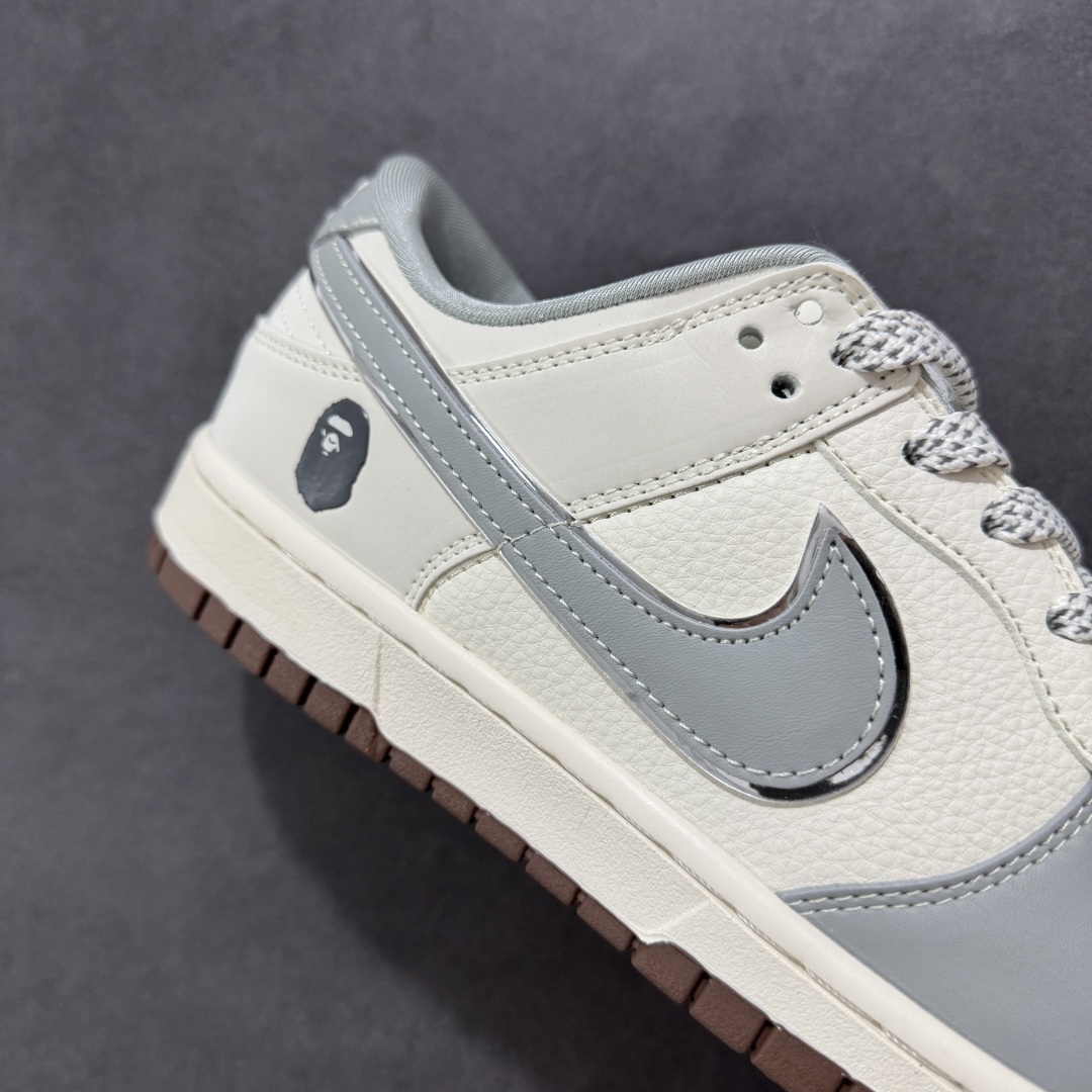 图片[6]-【定制版】Nike SB Dunk Low Bape联名 米灰棕底 周年高端定制 低帮休闲板鞋 JJ2508-558  #定制鞋盒 大厂纯原品质出货 超高清洁度 皮料切割干净无任何毛边 细节完美   尺码：36 36.5 37.5 38 36.5 39 40 40.5 41 42 42.5 43 44 44.5 45-选品中心