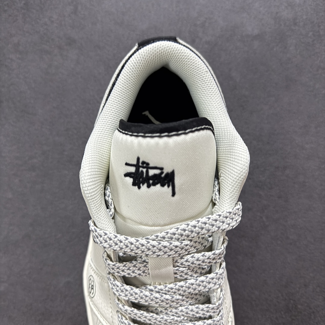 图片[7]-【定制版】Air Jordan 1 Low AJ1 乔1 斯图西 米黑帆布 高端定制 低帮复古篮球鞋 XS6086-561  #定制鞋盒 大厂纯原品质出货 超高清洁度 皮料切割干净无任何毛边 细节完美   尺码：36 36.5 37.5 38 36.5 39 40 40.5 41 42 42.5 43 44 44.5 45-选品中心