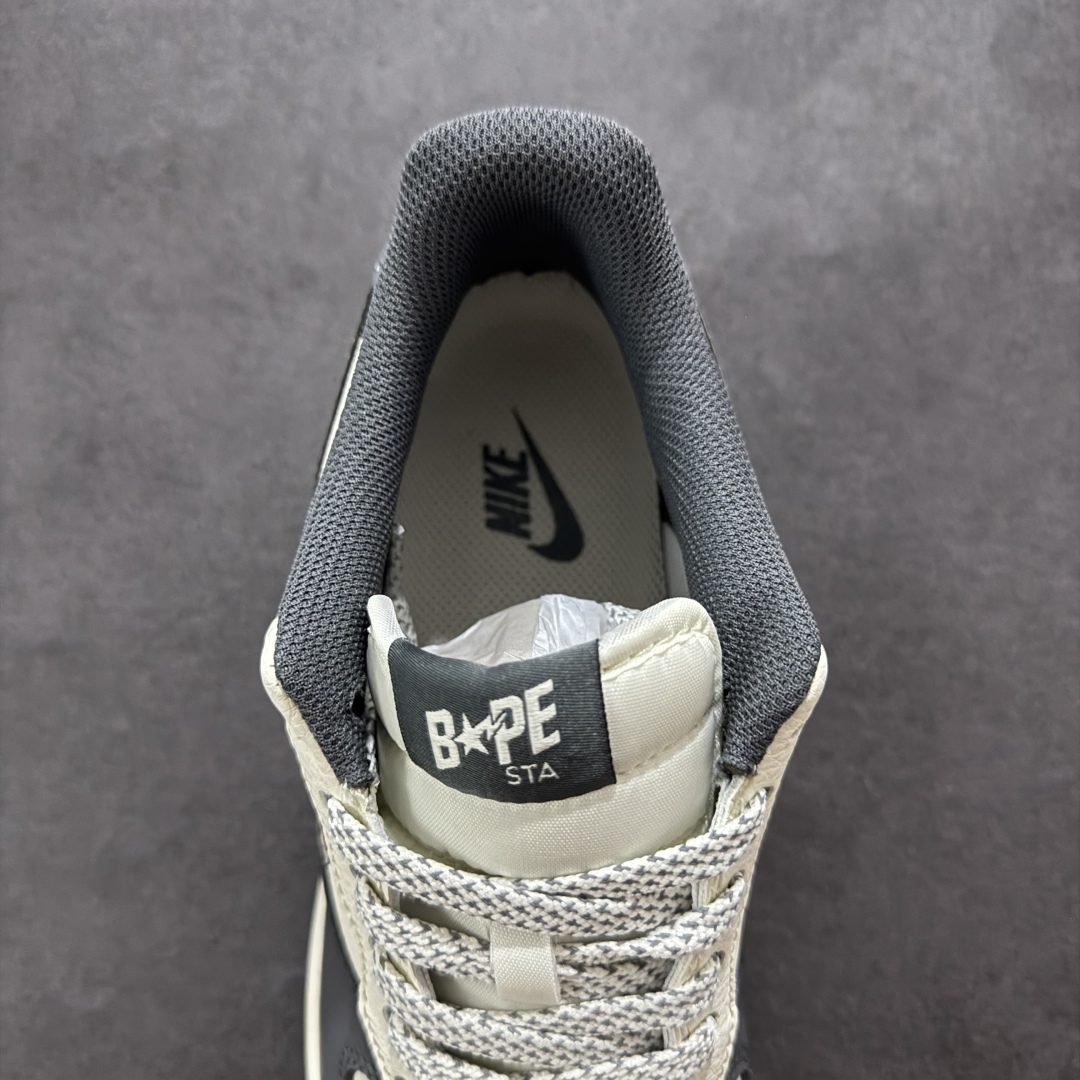 图片[7]-【定制版】Nike Air Force 1\’07 Low Bape联名 星星勾 空军一号低帮休闲板鞋 XS1958-570  #原楦头原纸板 原装鞋盒 定制五金配件 内置全掌气垫 原厂鞋底  尺码：36 36.5 37.5 38 38.5 39 40 40.5 41 42 42.5 43 44 44.5 45-选品中心