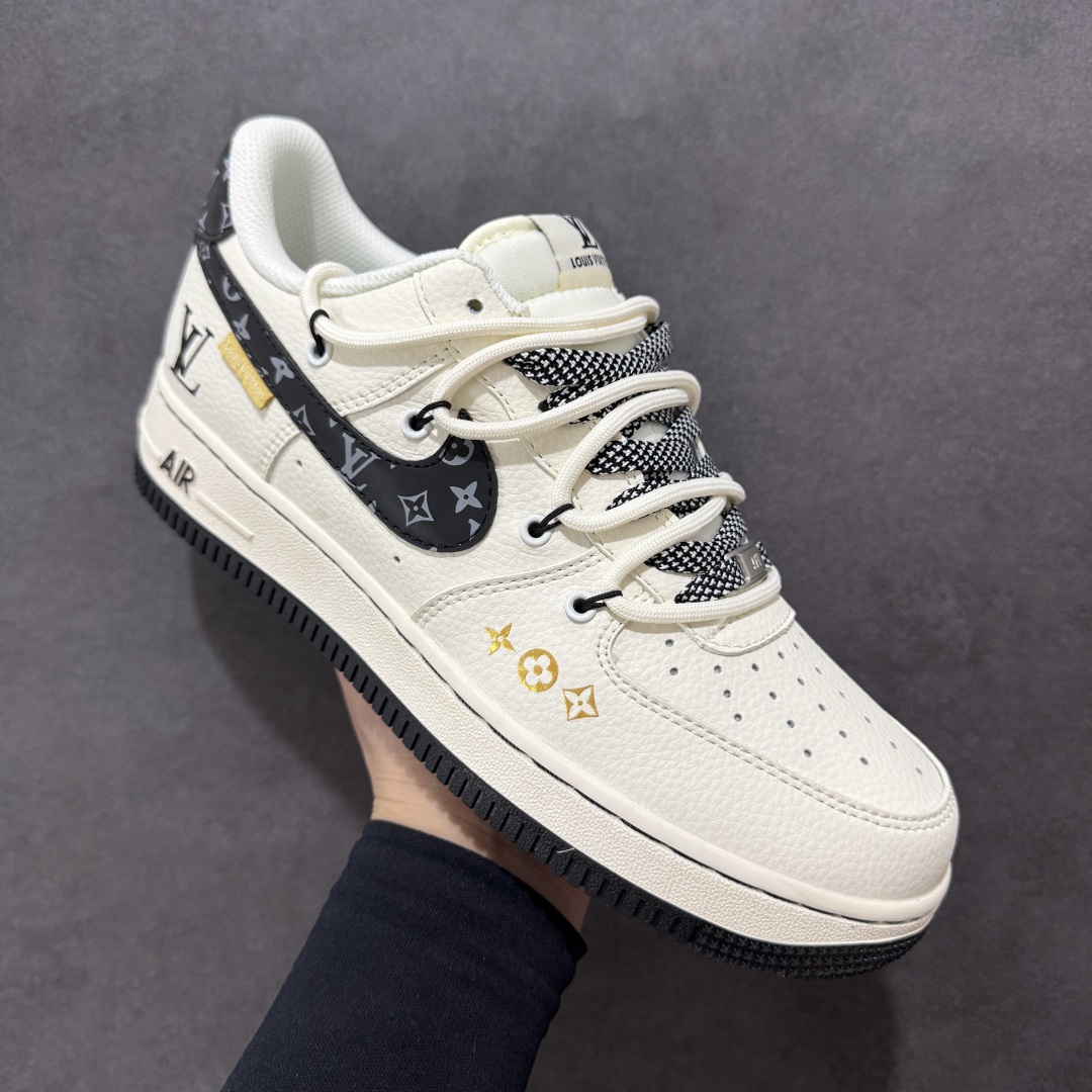 图片[3]-【定制版】Nike Air Force 1\’07 Low LV联名 蓝勾抽绳 空军一号低帮休闲板鞋 DM6868-061  #原楦头原纸板 原装鞋盒 定制五金配件 内置全掌气垫 原厂鞋底  尺码：36 36.5 37.5 38 38.5 39 40 40.5 41 42 42.5 43 44 44.5 45-选品中心