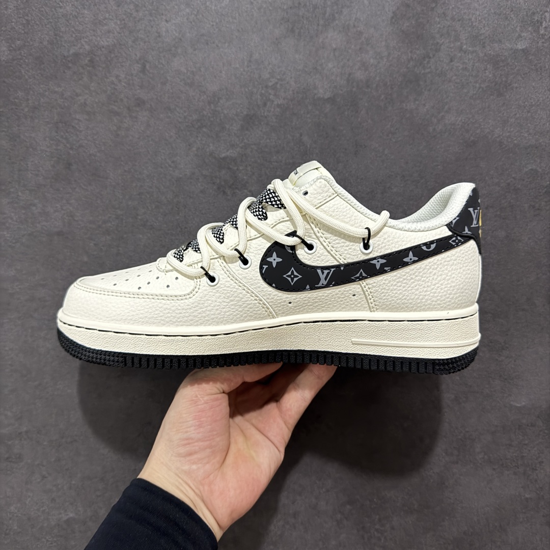 图片[2]-【定制版】Nike Air Force 1\’07 Low LV联名 蓝勾抽绳 空军一号低帮休闲板鞋 DM6868-061  #原楦头原纸板 原装鞋盒 定制五金配件 内置全掌气垫 原厂鞋底  尺码：36 36.5 37.5 38 38.5 39 40 40.5 41 42 42.5 43 44 44.5 45-选品中心