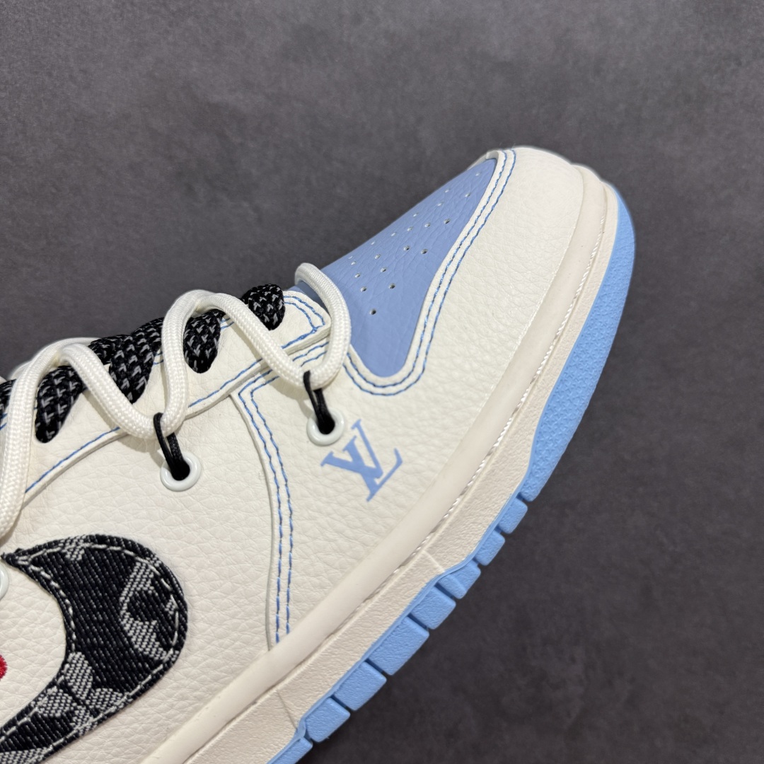 图片[5]-【定制版】Nike SB Dunk Low Sup系列 绑带米兰灰勾 周年高端定制 低帮休闲板鞋 FC1688-219  #定制鞋盒 大厂纯原品质出货 超高清洁度 皮料切割干净无任何毛边 细节完美   尺码：36 36.5 37.5 38 36.5 39 40 40.5 41 42 42.5 43 44 44.5 45-选品中心