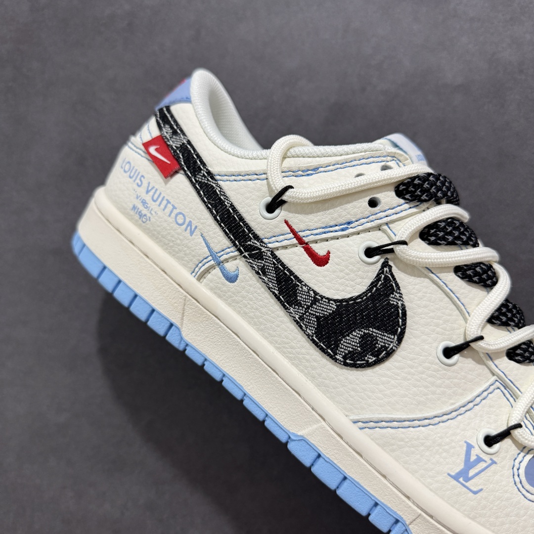 图片[6]-【定制版】Nike SB Dunk Low Sup系列 绑带米兰灰勾 周年高端定制 低帮休闲板鞋 FC1688-219  #定制鞋盒 大厂纯原品质出货 超高清洁度 皮料切割干净无任何毛边 细节完美   尺码：36 36.5 37.5 38 36.5 39 40 40.5 41 42 42.5 43 44 44.5 45-选品中心