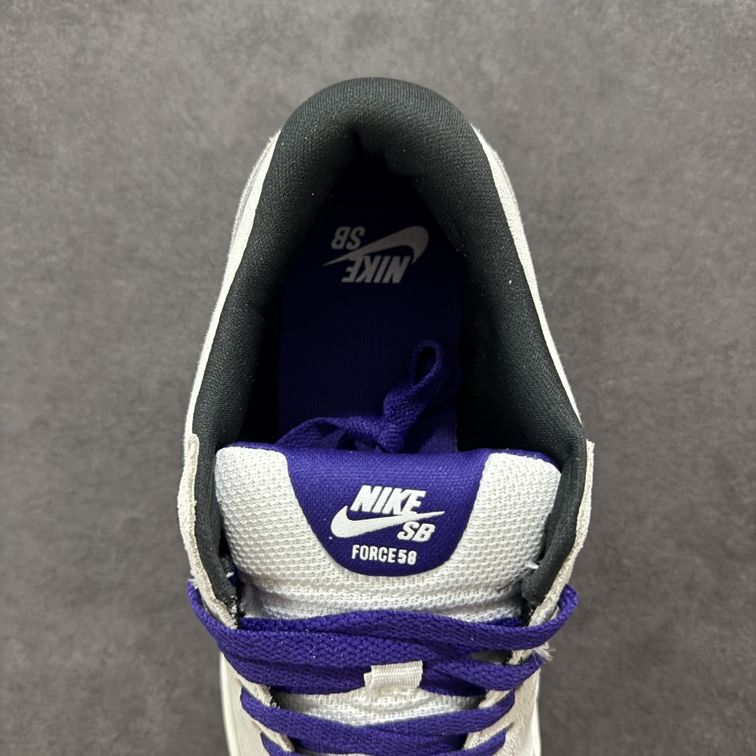 图片[7]-【纯原版】Nike SB Force 58 紫罗兰 此款为您提供杯底的耐用性和硫化鞋的灵活性。由帆布和绒面革制成，饰有穿孔，整体外观注入了传统篮球DNA。 货号：DV5477-006 尺码：35.5 36 36.5 37.5 38 38.5 39 40 40.5 41 42 42.5 43 44 44.5 45-选品中心