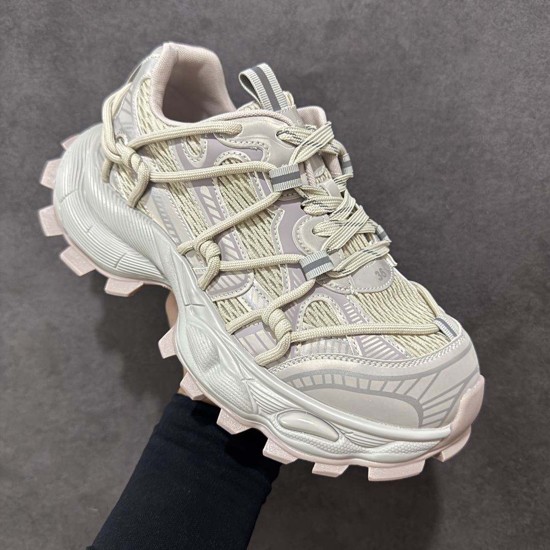 图片[3]-【定制版】GG-CC Chunky Low休闲运动厚底增高老爹鞋 广东大厂出品 完美细节 25ss春季新款厚底增高 大长腿 时髦look轻松定格 不费力展现率性氛围 高档银盒 酷帅机能风不规则设计大底 双鞋带拼色造型设计 轻便舒适百搭 GGcc厚底增高简直就是小个子的快乐! 不管怎么搭都好看~ 尺码： 35 36 37 38 39 40-选品中心