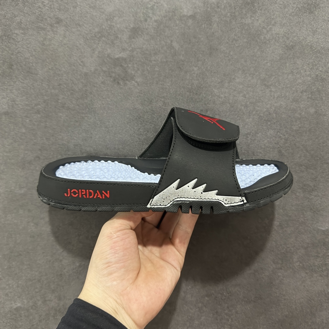 【公司级】AJ5 拖鞋 Jordan Hydro 5 RETRO 柔软舒适 防滑防磨一字拖鞋 运动拖鞋 货号:555501-061 尺码:36 37 38 39 40 41 42 43 44 45 46 47-选品中心