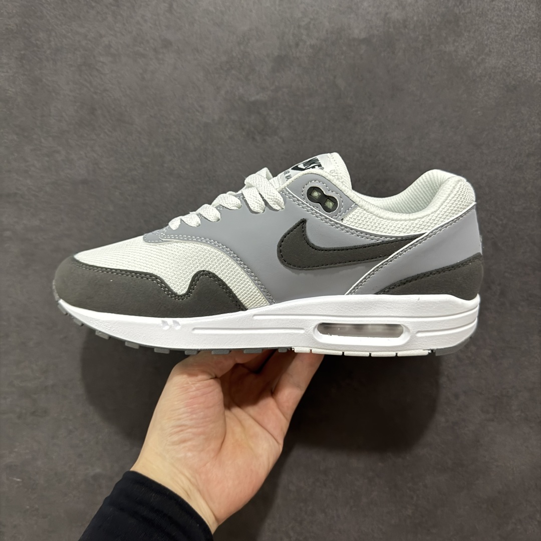 图片[2]-【公司级】Nike Air Max 1 白灰黑 复古休闲跑步鞋 官方同步上架 真标原盒 原底原面 正确版型 原版开发 精准细节 市面最高版本 货号：DM9936-001 尺码：36 36.5 37.5 38 38.5 39 40 40.5 41 42 42.5 43 44 45 46 46.5 47.5-选品中心