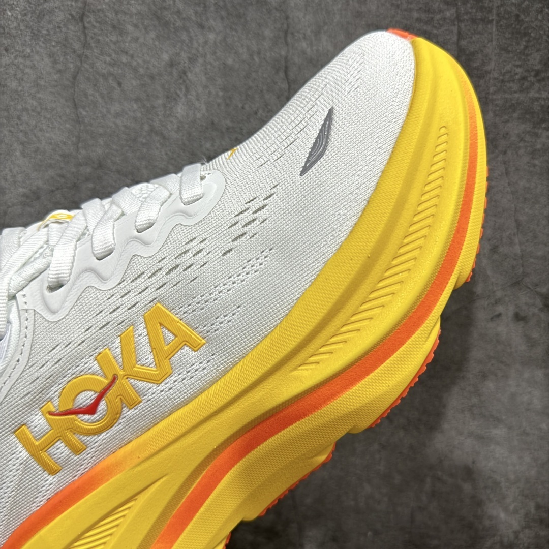 【纯原版】HOKA ONE ONE Bondi 9 WIDE 邦迪九代舒适防滑耐磨低帮休闲跑步鞋