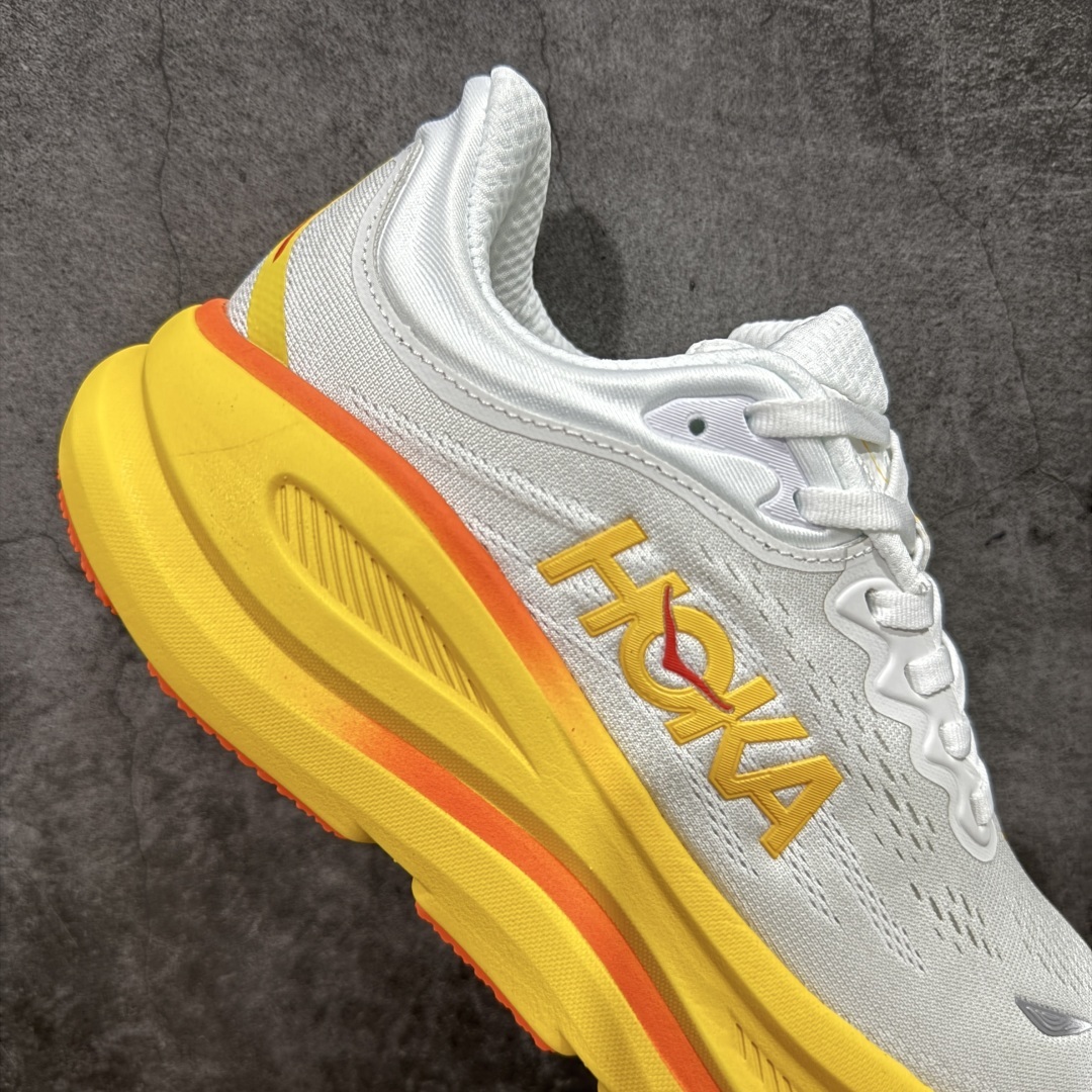 【纯原版】HOKA ONE ONE Bondi 9 WIDE 邦迪九代舒适防滑耐磨低帮休闲跑步鞋
