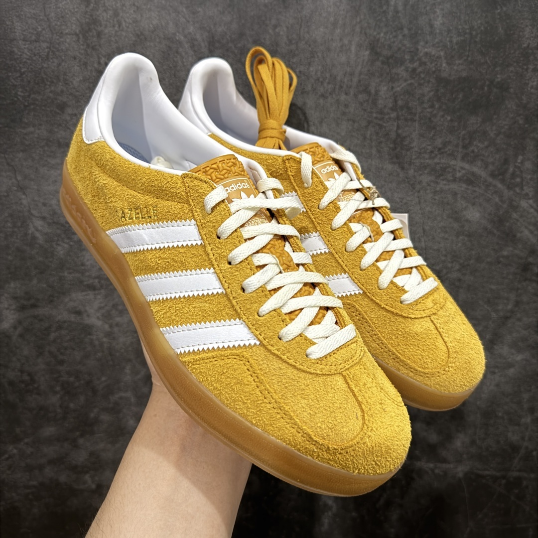 Adidas Originals Gazelle Indoor 防滑低帮T头德训鞋 GZ复古系列