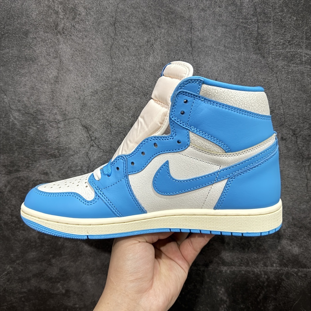 【纯原】Air Jordan 1 High UNC Reimagined AJ1 乔1做旧北卡蓝复