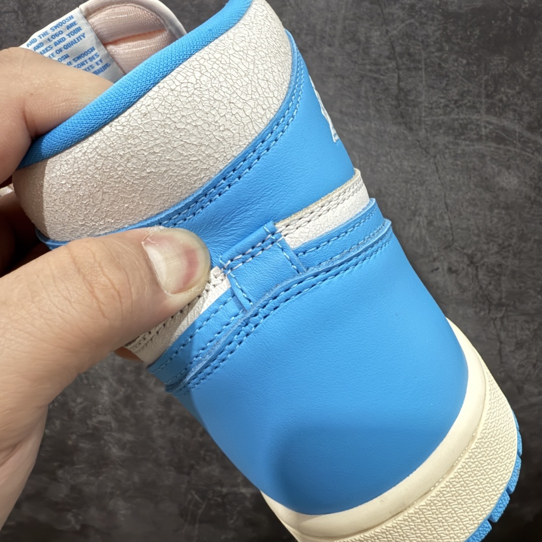 【纯原】Air Jordan 1 High UNC Reimagined AJ1 乔1做旧北卡蓝复