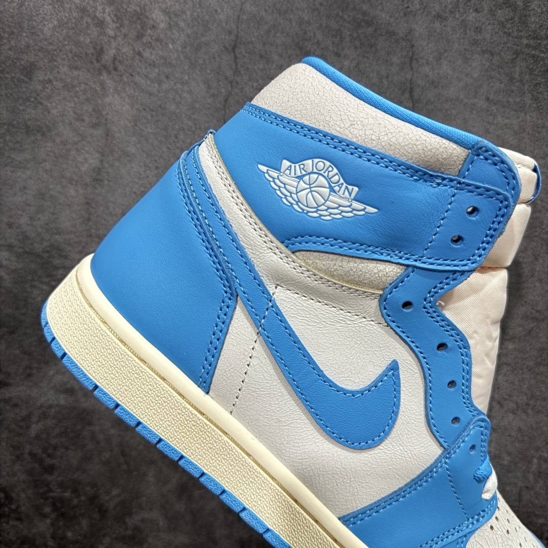 【纯原】Air Jordan 1 High UNC Reimagined AJ1 乔1做旧北卡蓝复