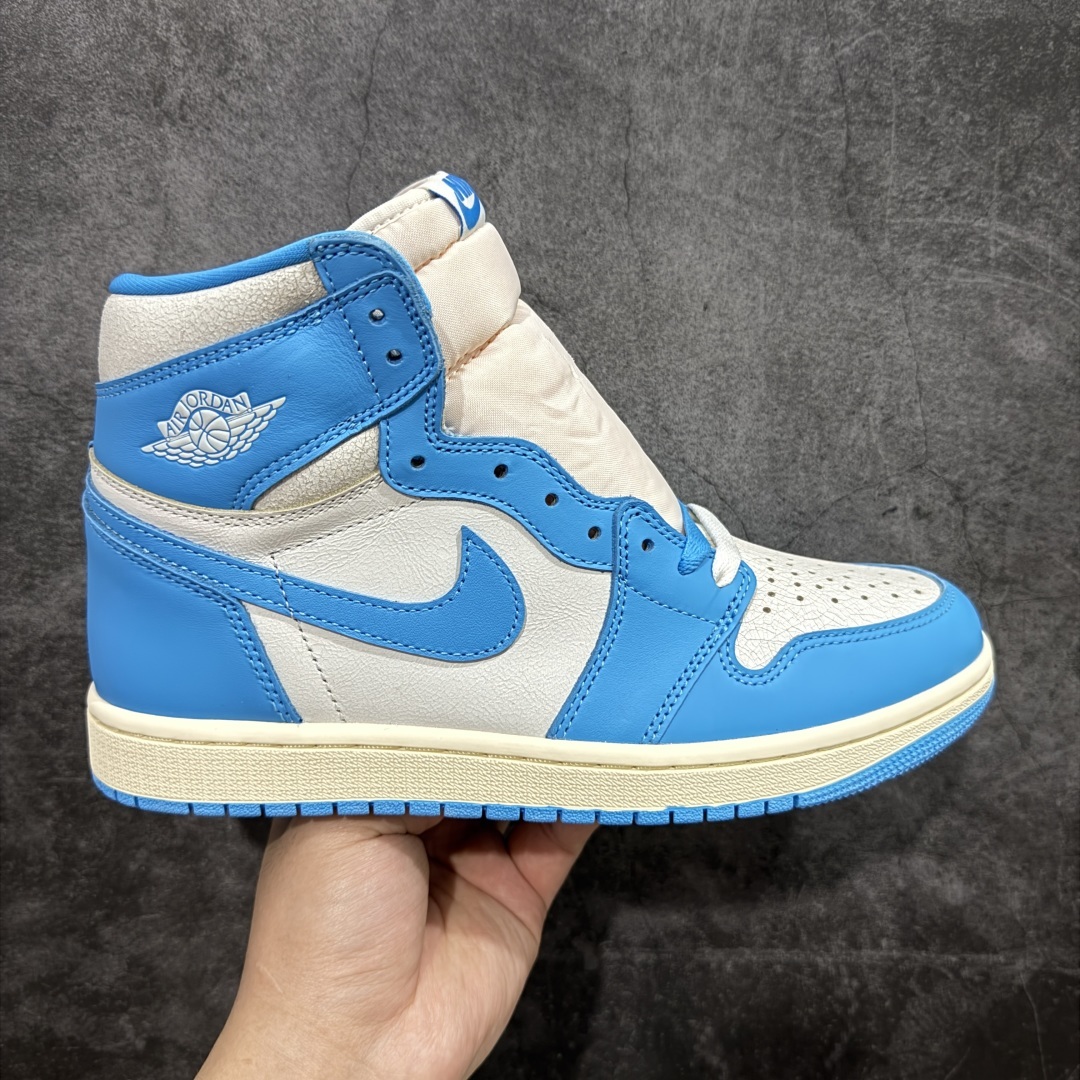 【纯原】Air Jordan 1 High UNC Reimagined AJ1 乔1做旧北卡蓝复
