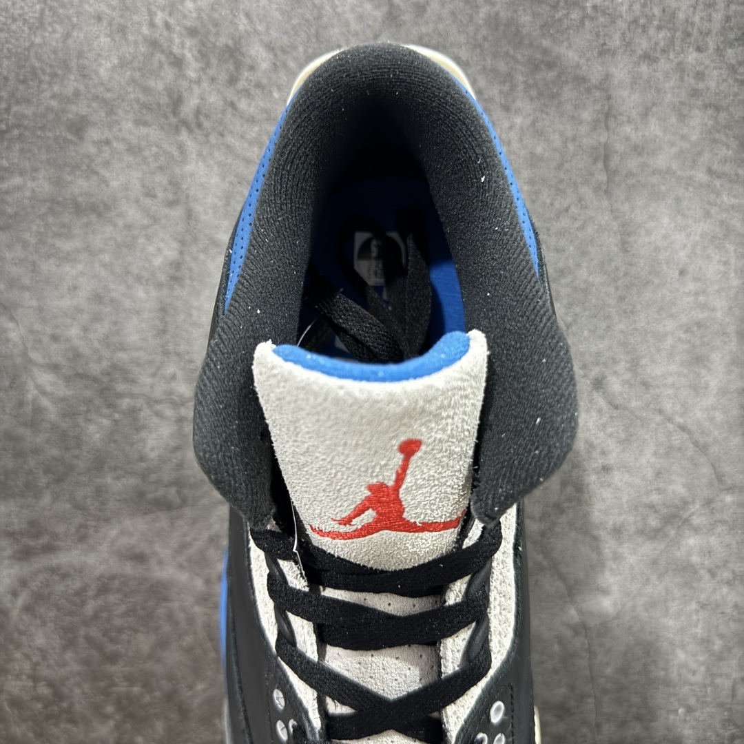 【纯原】Air Jordan AJ3 Retro''Rare Air AJ3 乔3小反勾 黑灰蓝