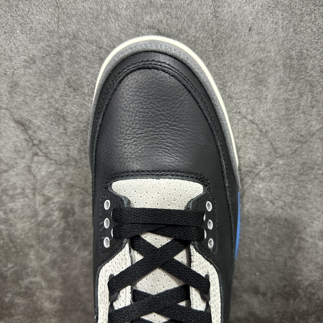 【纯原】Air Jordan AJ3 Retro''Rare Air AJ3 乔3小反勾 黑灰蓝