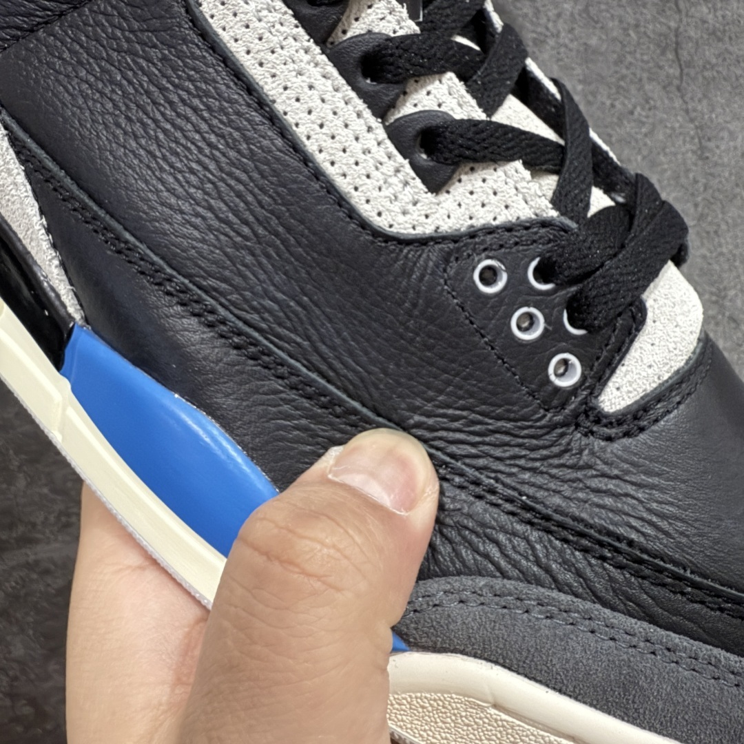 【纯原】Air Jordan AJ3 Retro''Rare Air AJ3 乔3小反勾 黑灰蓝
