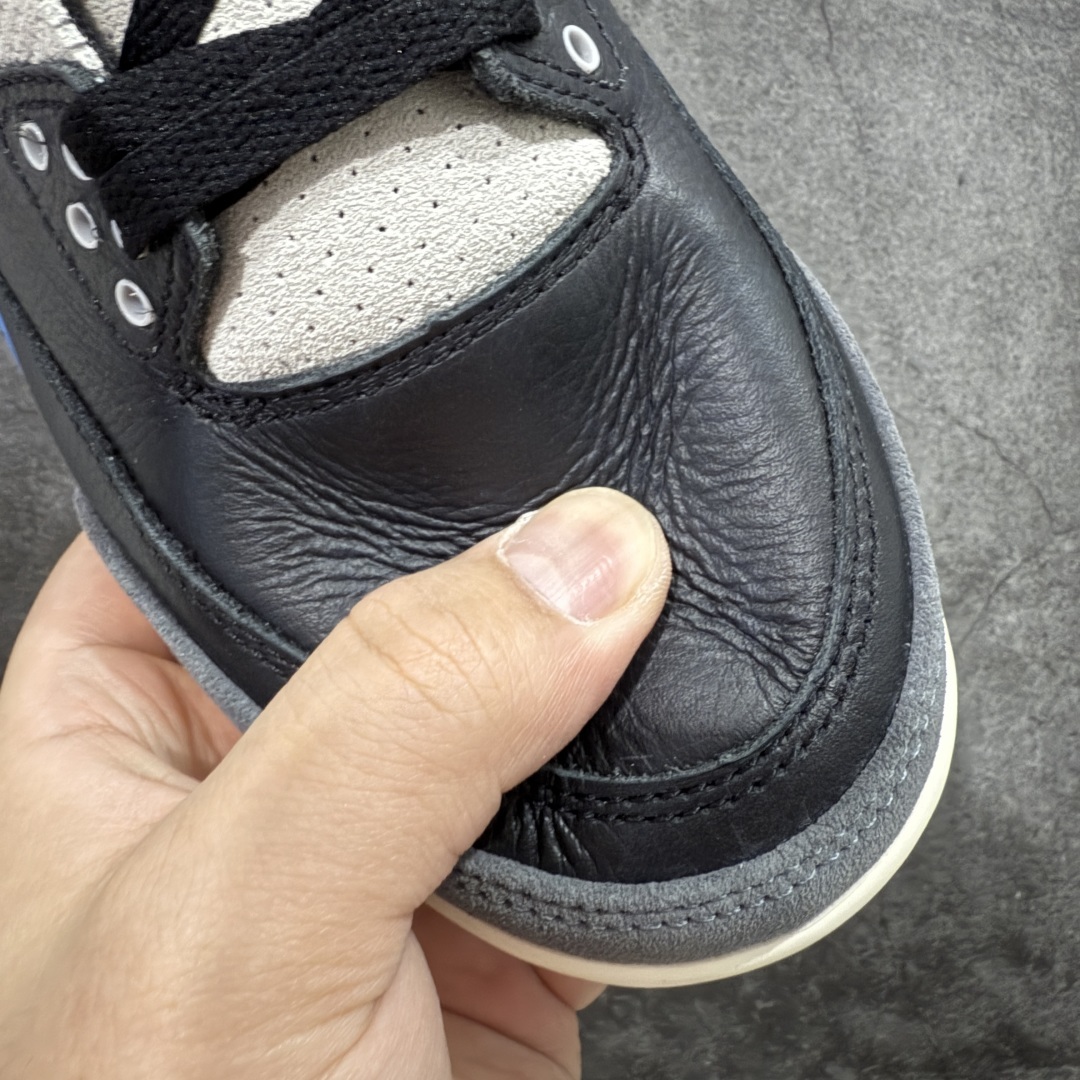 【纯原】Air Jordan AJ3 Retro''Rare Air AJ3 乔3小反勾 黑灰蓝
