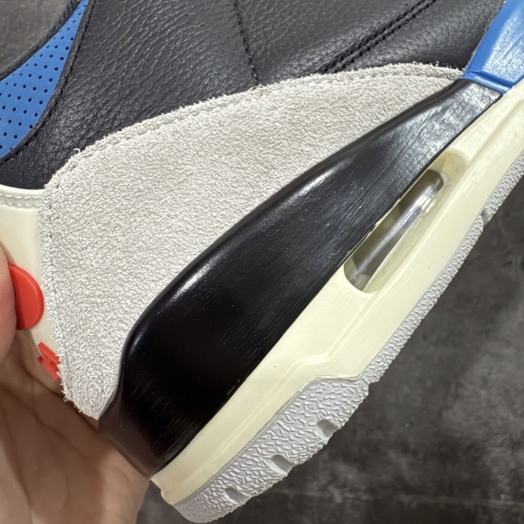 【纯原】Air Jordan AJ3 Retro''Rare Air AJ3 乔3小反勾 黑灰蓝