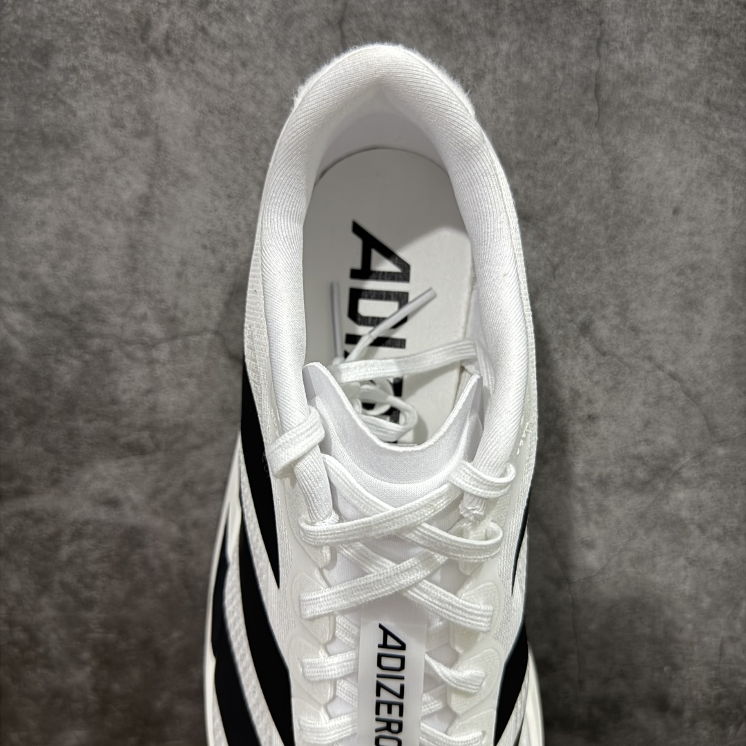 260 PK版AD Adizero Evo SL M 白黑零度系列马拉松轻量竞速运动跑鞋 JH6206