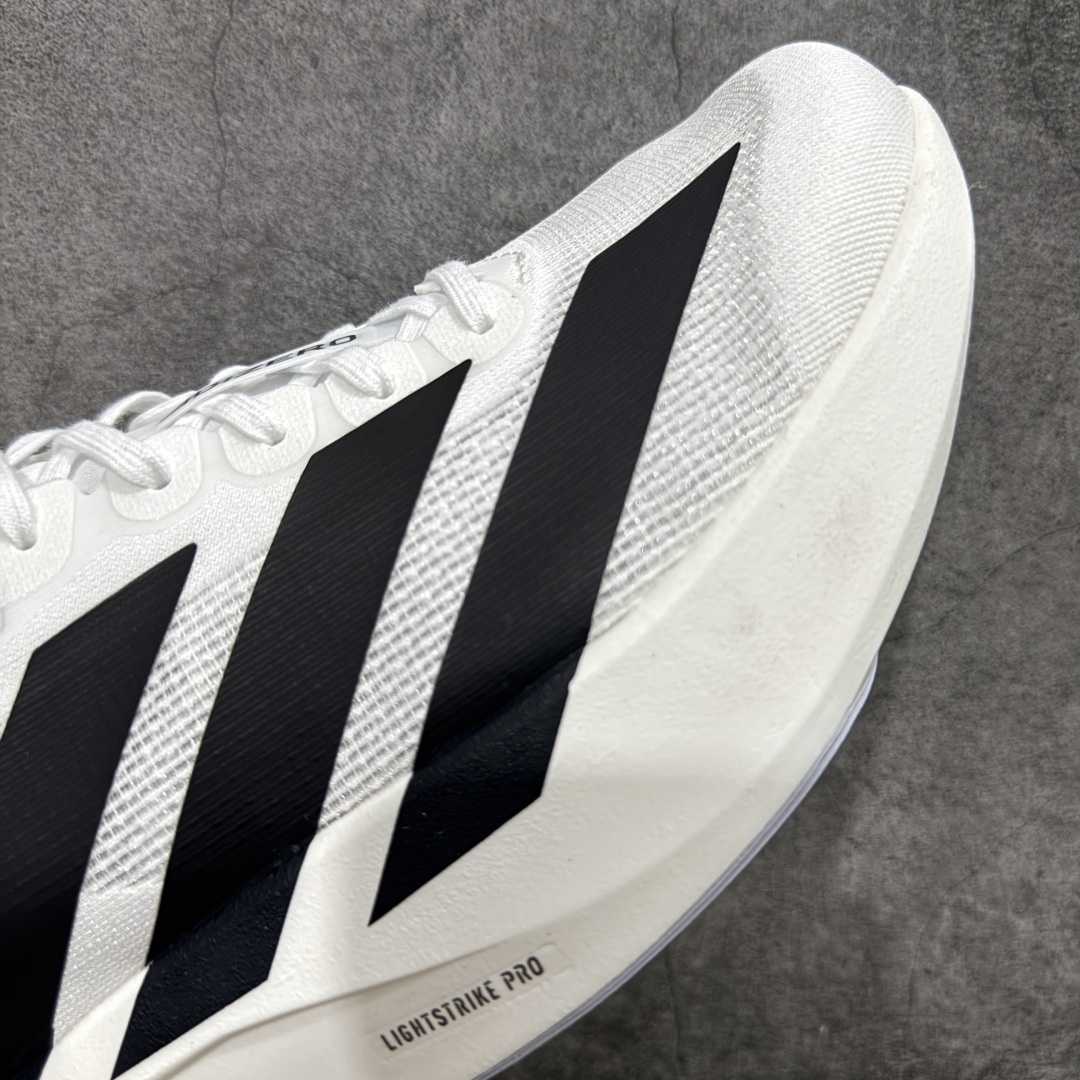 260 PK版AD Adizero Evo SL M 白黑零度系列马拉松轻量竞速运动跑鞋 JH6206