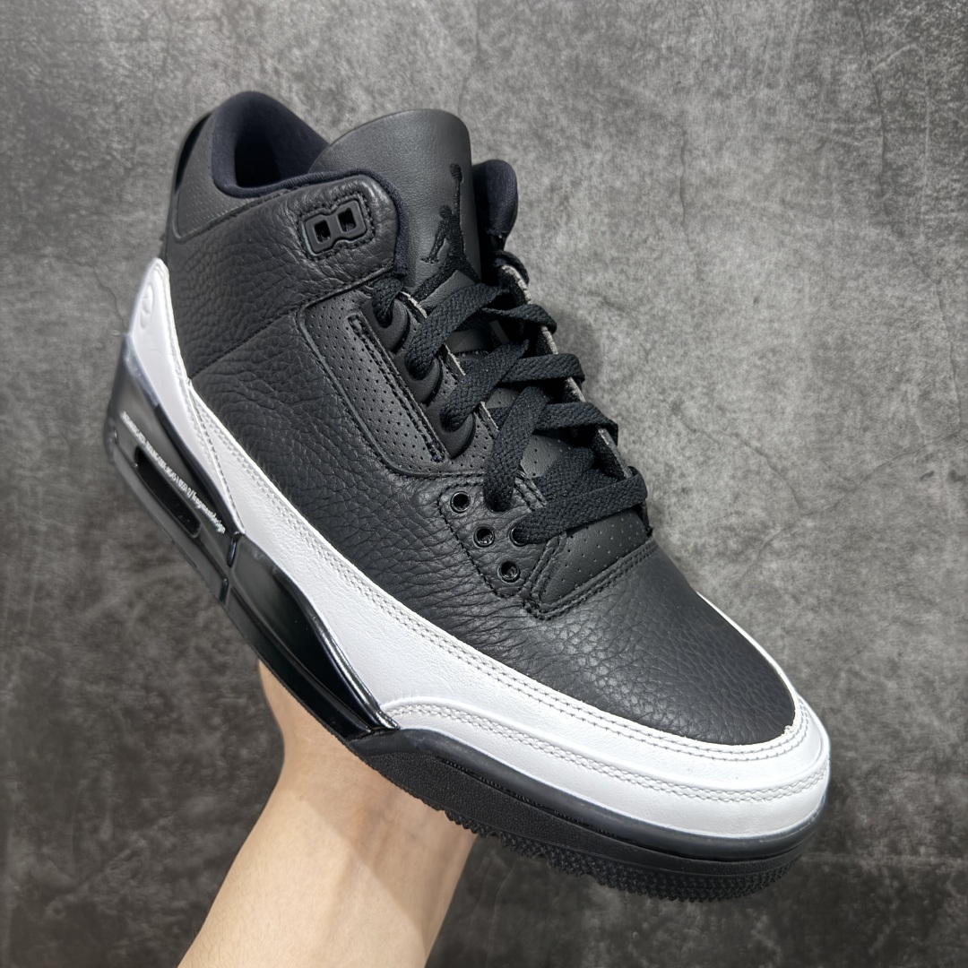  
【纯原】 Air Jordan 3 Retro AJ3 藤原浩黑白 DA3595-001 世面目前唯