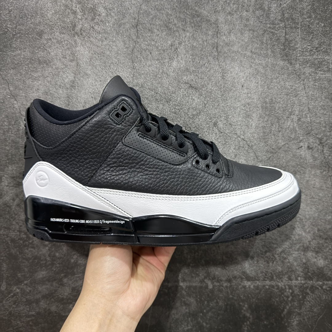  
【纯原】 Air Jordan 3 Retro AJ3 藤原浩黑白 DA3595-001 世面目前唯