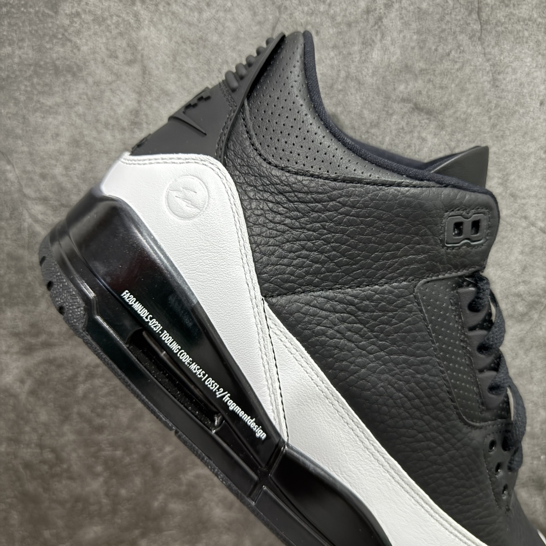  
【纯原】 Air Jordan 3 Retro AJ3 藤原浩黑白 DA3595-001 世面目前唯