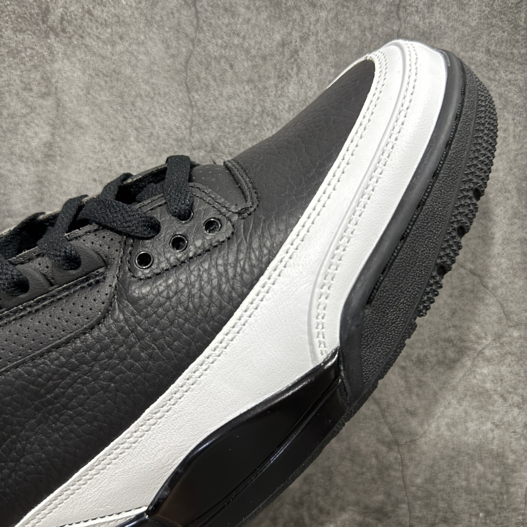  
【纯原】 Air Jordan 3 Retro AJ3 藤原浩黑白 DA3595-001 世面目前唯