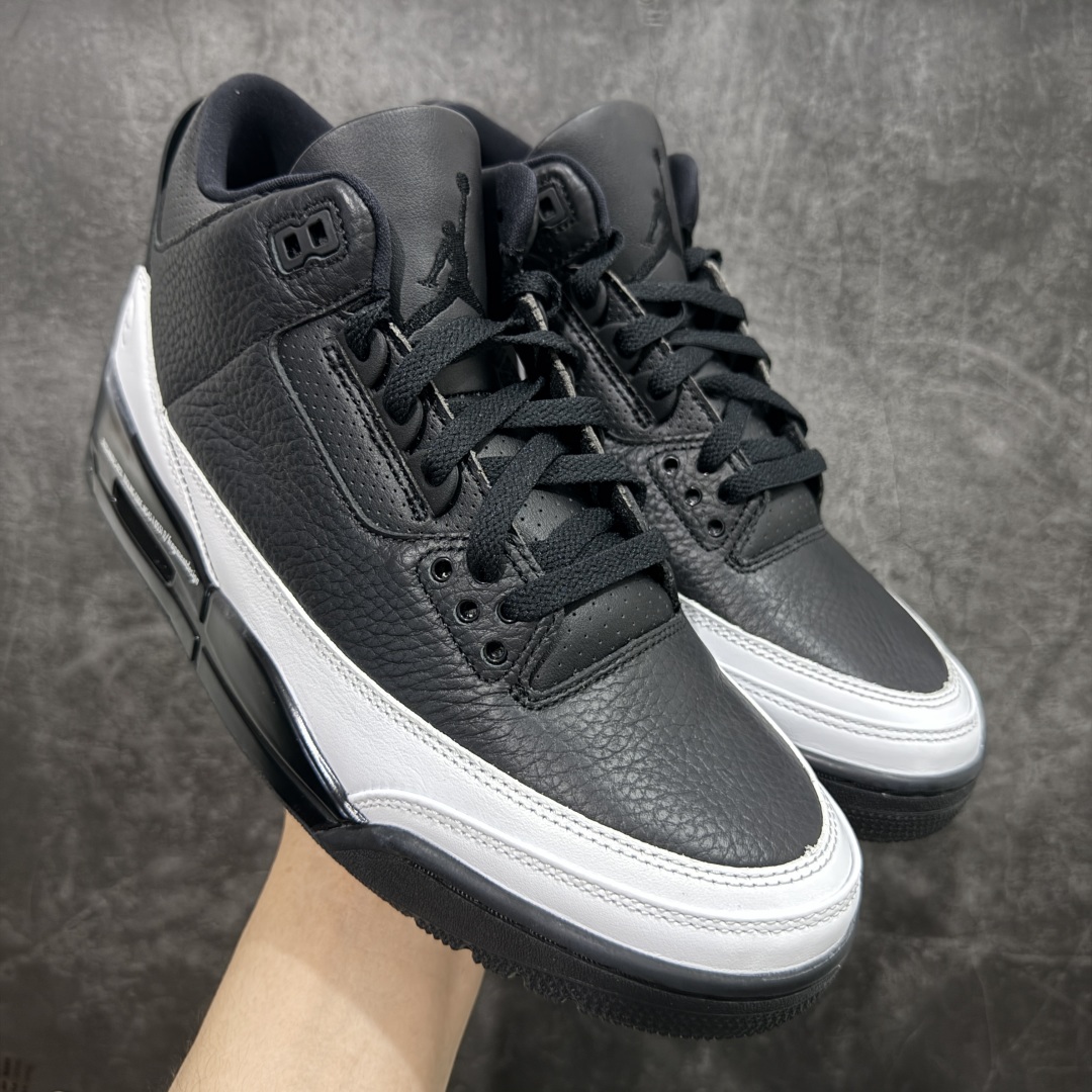  
【纯原】 Air Jordan 3 Retro AJ3 藤原浩黑白 DA3595-001 世面目前唯