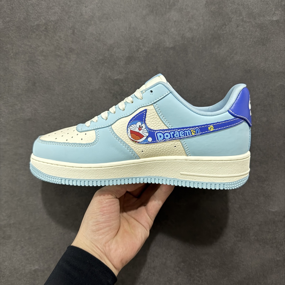 图片[2]-【定制版】Nike Air Force 1\’07 Low 叮当猫 空军一号低帮休闲板鞋 DF0188-059  #原楦头原纸板 原装鞋盒 定制五金配件 内置全掌气垫 原厂鞋底  尺码：36 36.5 37.5 38 38.5 39 40 40.5 41 42 42.5 43 44 44.5 45-选品中心