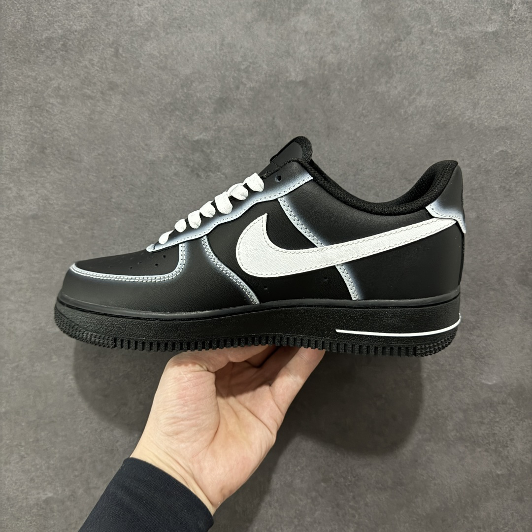 图片[2]-【定制版】Nike Air Force 1\’07 Low 暗夜幽灵 空军一号低帮休闲板鞋 DD8959-001  #定制皮料 定制鞋盒 配件齐全 原楦原纸板 纯正空军版型 内置全掌气垫  尺码：36 36.5 37.5 38 38.5 39 40 40.5 41 42 42.5 43 44 44.5 45-选品中心