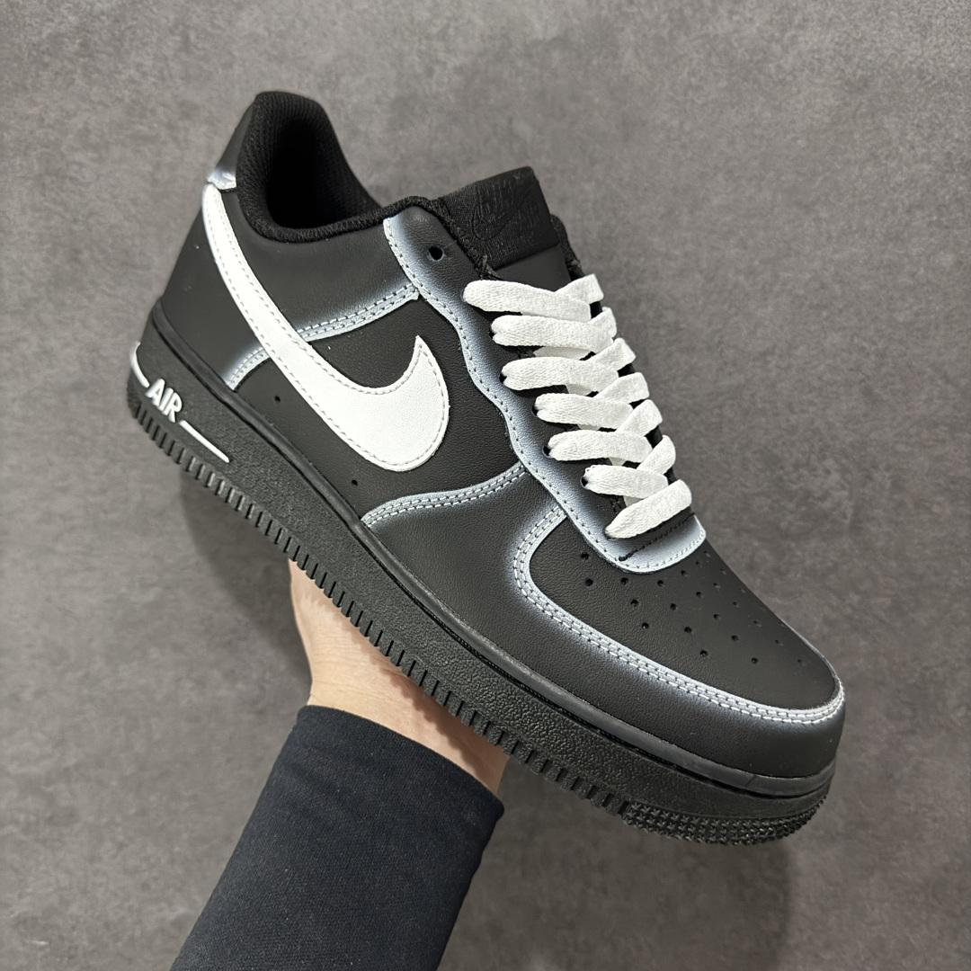 图片[3]-【定制版】Nike Air Force 1\’07 Low 暗夜幽灵 空军一号低帮休闲板鞋 DD8959-001  #定制皮料 定制鞋盒 配件齐全 原楦原纸板 纯正空军版型 内置全掌气垫  尺码：36 36.5 37.5 38 38.5 39 40 40.5 41 42 42.5 43 44 44.5 45-选品中心