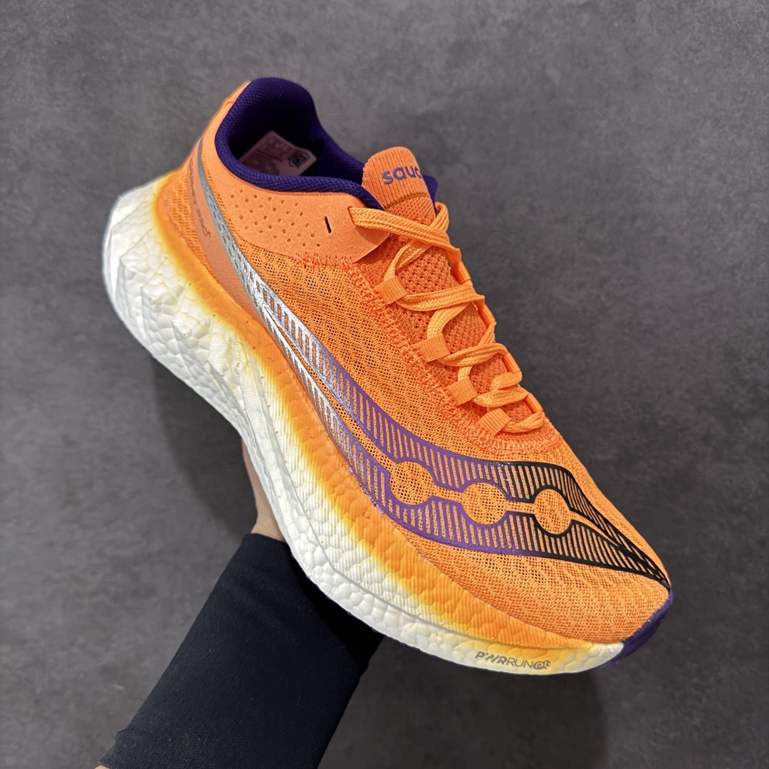 图片[3]-【公司级】SAUCONY索康尼 ENDORPHIN PRO系列啡鹏4男女低帮缓震跑步鞋 索康尼推出的EndorphinPro4跑鞋是一款外观激进但脚感舒适的跑鞋，采用了全新的中底设计和鞋面工程，保留了软弹脚感和稳定支撑，适合进阶跑者和喜欢软弹脚感的跑者选择。 尺码：36 36.5 37.5 38 38.5 39 40 40.5 41 42 42.5 43 44 45-选品中心