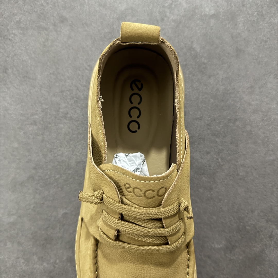 图片[7]-【公司级】ECCO爱步一脚蹬男鞋夏季25年新款百搭休闲袋鼠鞋 AT.KOLLEKTIVE系列 鞋面采用甄选牛皮面料，质感丰富 脚感柔软舒适 创新经典袋鼠鞋轮廓，为穿搭注入多彩魅力 风箱式鞋舌搭配沿条式挪威缝 简约免系带设计 简单随搭 穿脱便捷 PU包裹足弓与后跟，为双脚提供支撑性 带来轻盈柔韧的体验性 契合自然系穿搭，是经典不过时的时尚单品 尺码：38 39 40 41 42 43 44（皮鞋码）-选品中心