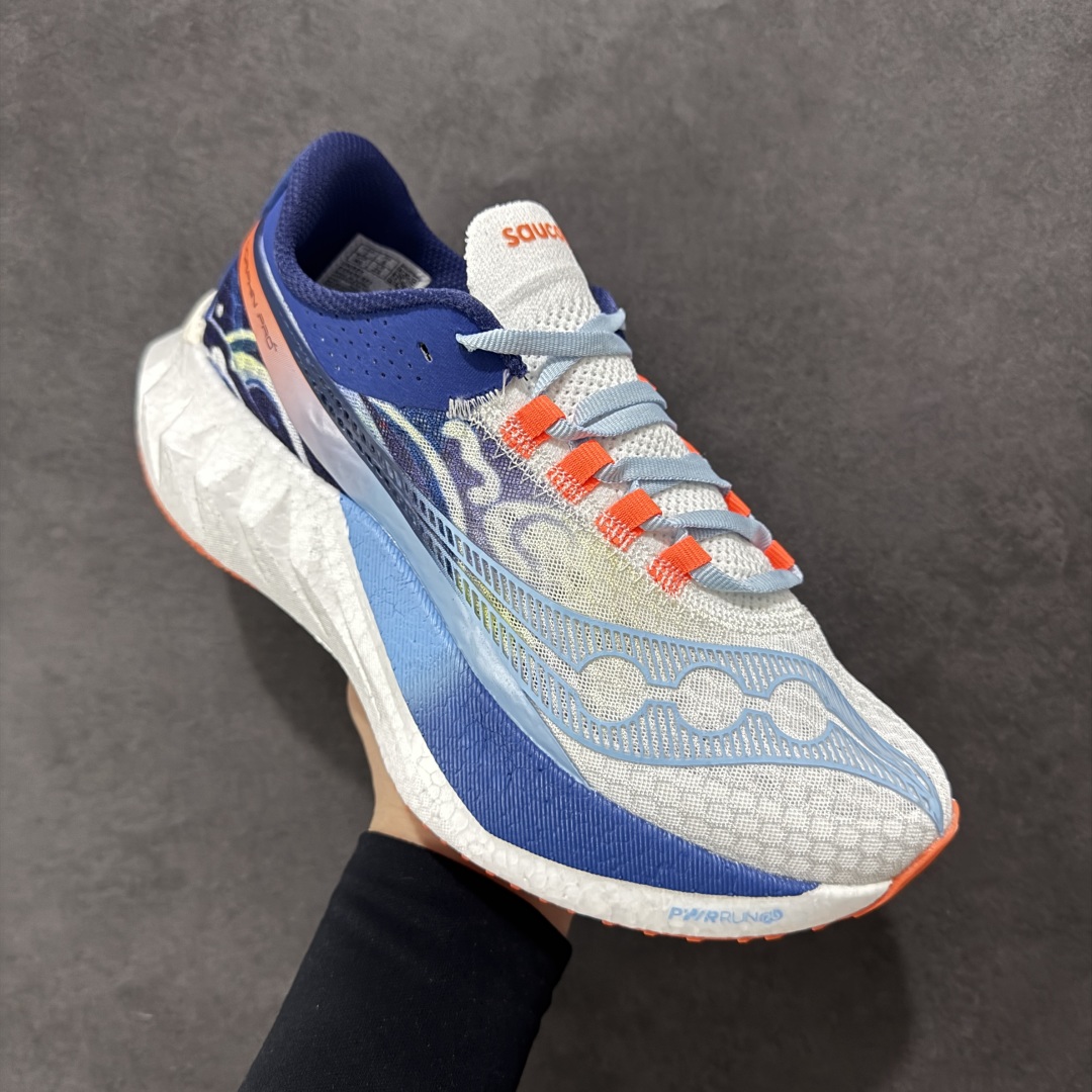 图片[3]-【GX纯原版】SAUCONY索康尼 ENDORPHIN PRO4 啡鹏系列 男女低帮缓震跑步鞋 注意区分市场公司级 品质细节有明显区别 索康尼推出的跑鞋是一款外观激进但脚感舒适的跑鞋 采用了全新的中底设计和鞋面工程 保留了软弹脚感和稳定支撑 适合进阶跑者和喜欢软弹脚感的跑者选择 尺码：36-45带半码-选品中心