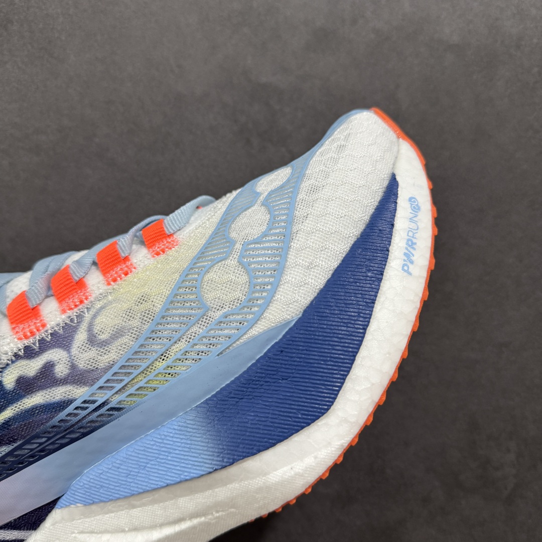 图片[5]-【GX纯原版】SAUCONY索康尼 ENDORPHIN PRO4 啡鹏系列 男女低帮缓震跑步鞋 注意区分市场公司级 品质细节有明显区别 索康尼推出的跑鞋是一款外观激进但脚感舒适的跑鞋 采用了全新的中底设计和鞋面工程 保留了软弹脚感和稳定支撑 适合进阶跑者和喜欢软弹脚感的跑者选择 尺码：36-45带半码-选品中心